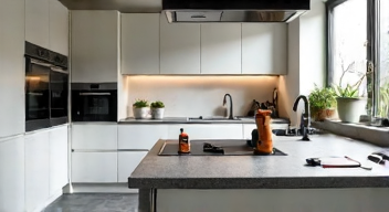 Die Montage der neuen Küche (6/10)